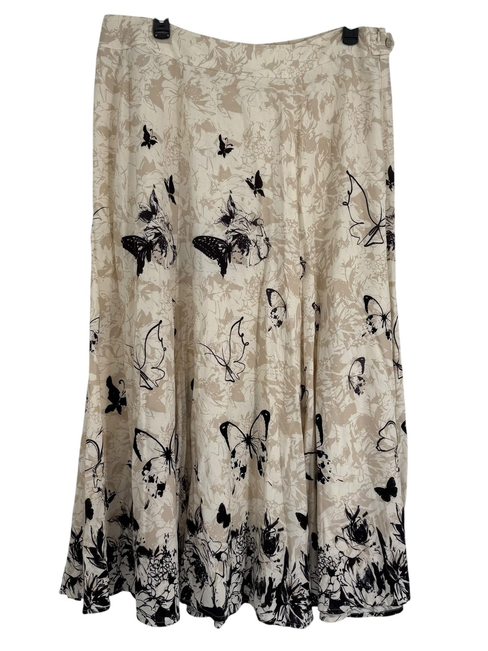 Soft Surroundings Butterfly Maxi Skirt A-line Fairy Whimsical Size 1X boho